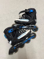 Inlineskates verstellbar schwarz blau Grösse 37 bis 41