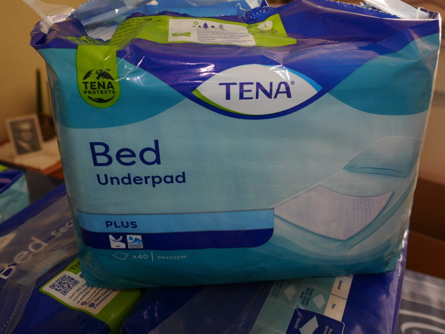 Secchi per pannolini & Pannolini: TENA Bed Secure Zone PLUS WINGS, 3 x 20 Stk. – Nuovo e nell'imballaggio originale da Gränichen venduto da Nimmersatt 4