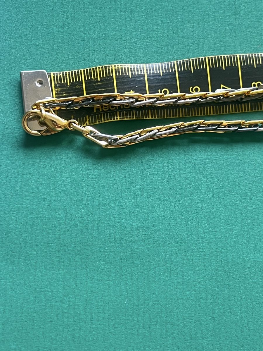 Catenine: Vergoldet Doppelte Farbe (80cm) – Usato da Laufen venduto da Trendmarket 5