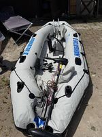 Schlauchboot Navigator II mit Elektromotor, Paddel, Pumpe