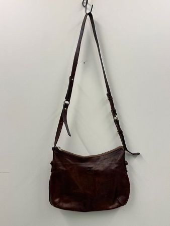 PAPINI Vintage Ledertasche Hand Made in Italy Echtleder