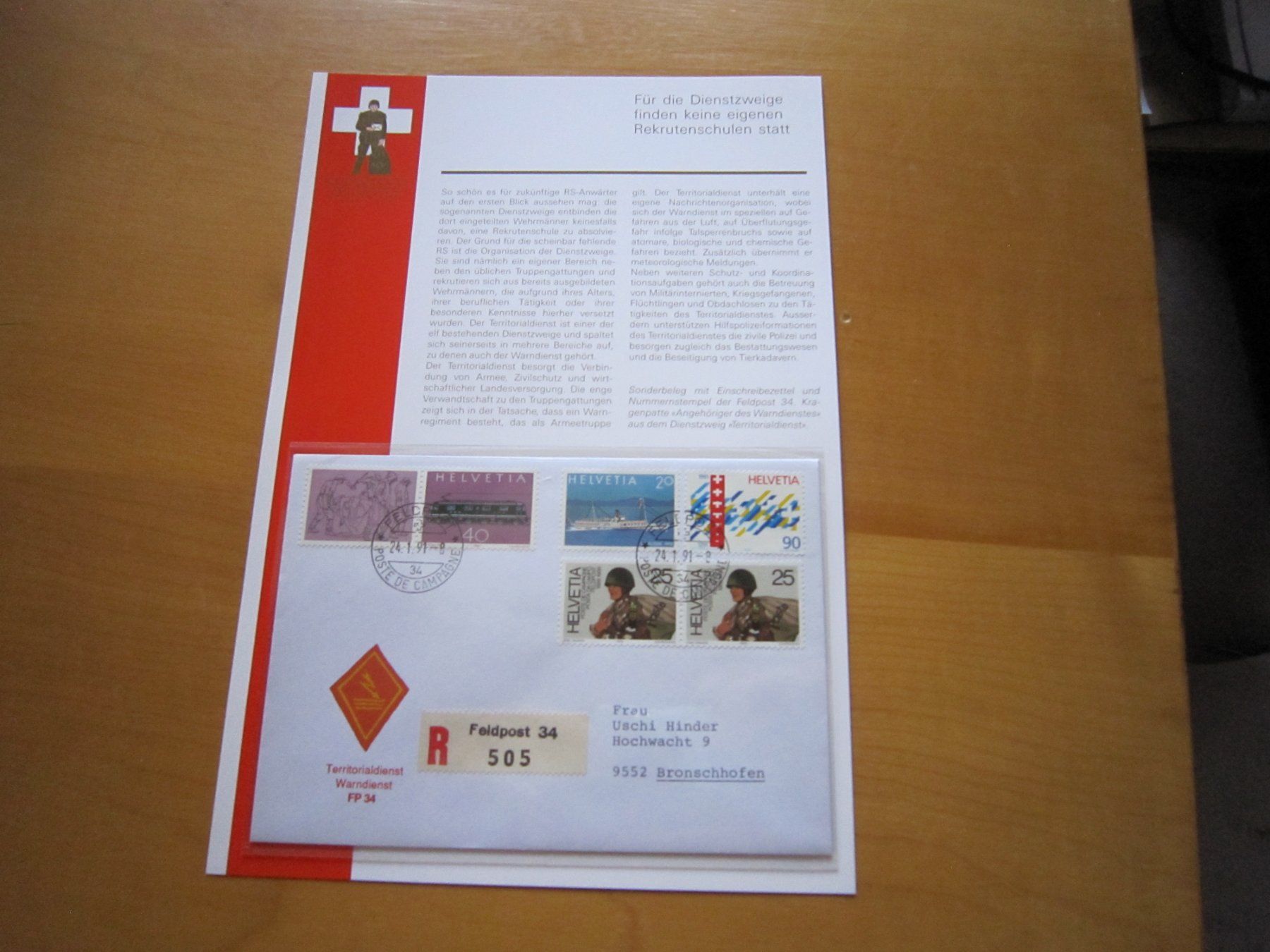 Tous les timbres: S1 Feldpost Belege – D'occasion à Giubiasco par sal_9j6w 8