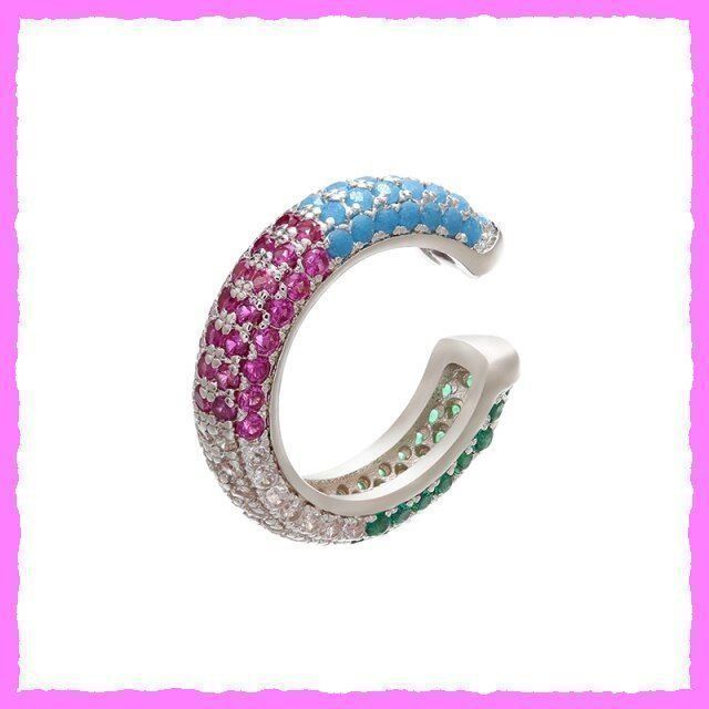 Orecchini pendenti & Orecchini a lobo: Bezaubernde Earcuffs mit Zirkonia – Nuovo e nell'imballaggio originale da Oberglatt ZH venduto da Diamond-Girl 6