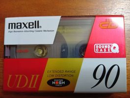 MAXELL UD-II 90 seltene Chrom Audio Kassette original, rar