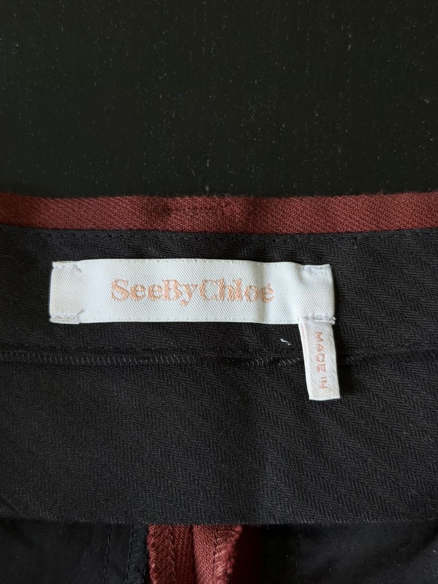 Chloé Pantaloni: Burgundy See by Chloe Trousers – Usato da Genève venduto da mar_66ky 3