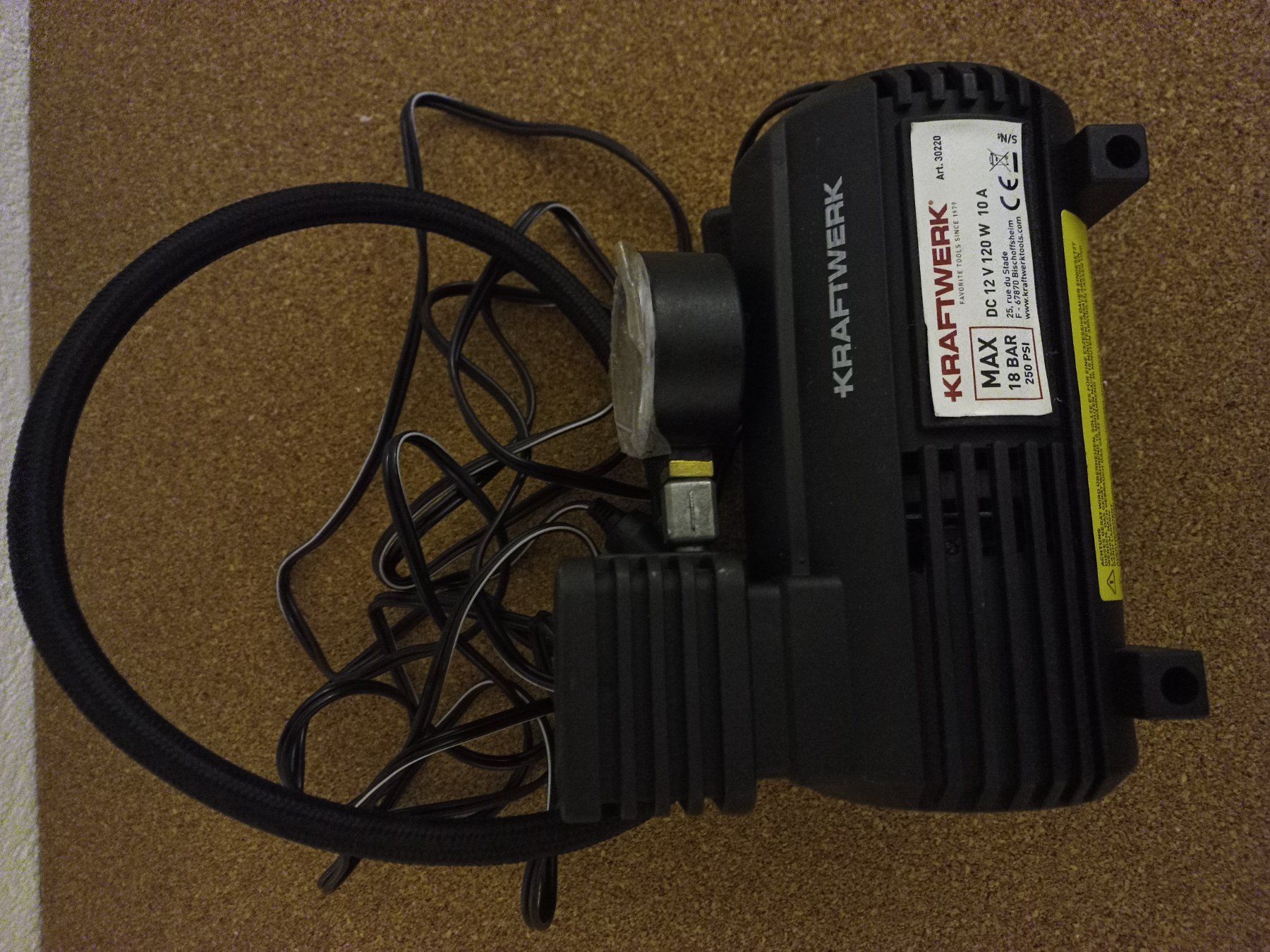 Kompressoren: KRAFTWERK Mini-Kompressor 12 V, 18 bar – Neu (gemäss Beschreibung) aus Stein AG von Mertkan92