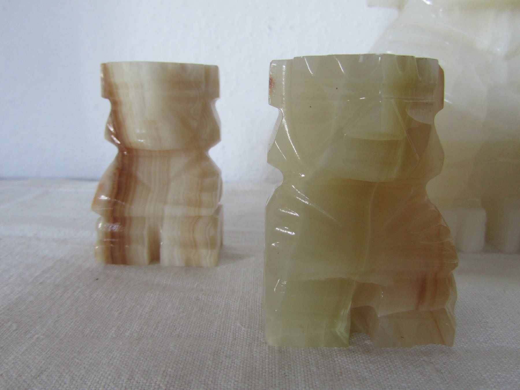 Sculture & Statue: 4 mexikanische Onyx-Statuen – Usato da Seengen venduto da mikelele 4
