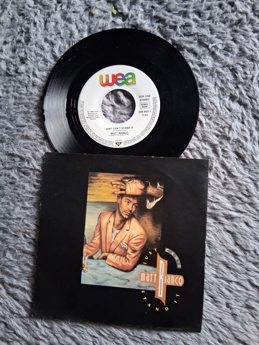 Dischi in vinile: MATT BIANCO     JUST CAN'T STAND IT     7NER SINGLE – Usato da Wetzikon ZH venduto da Ramones01