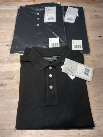 3x Poloshirt Gr.S schwarz