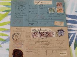 2 tolle Paketpostkarten DR 1938