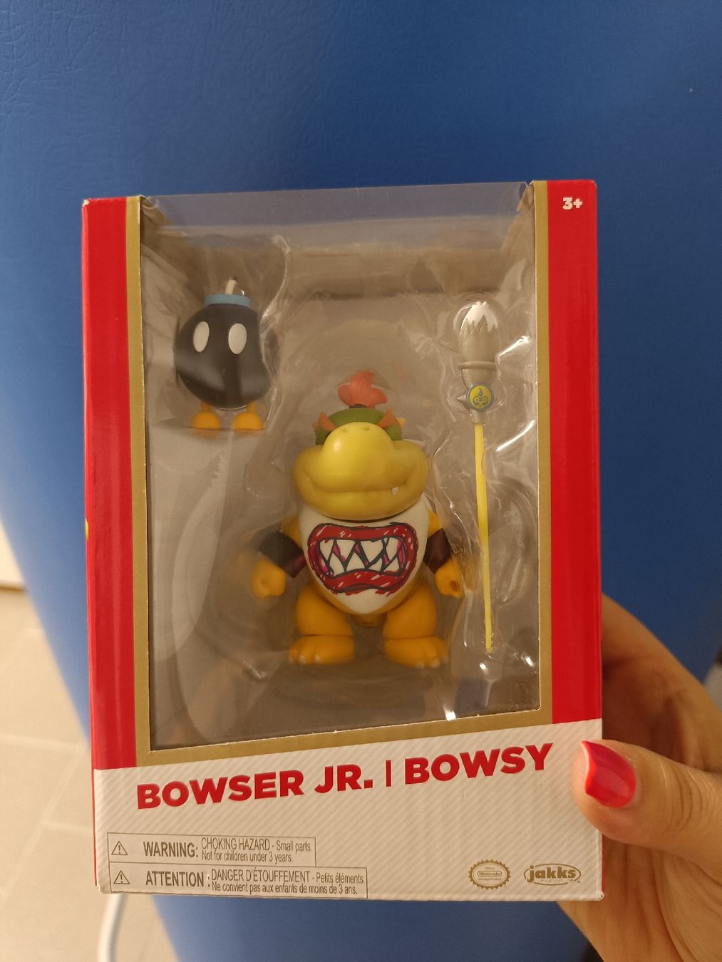 Jouets: Bowser Jr. Figur mit Bob-omb OVP – Neuf avec emballage d'origine à Muri AG par Puschelknuffel