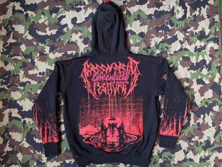 Hoodie Greenfield Festival 4 Prints Embroidered Metal Sz M