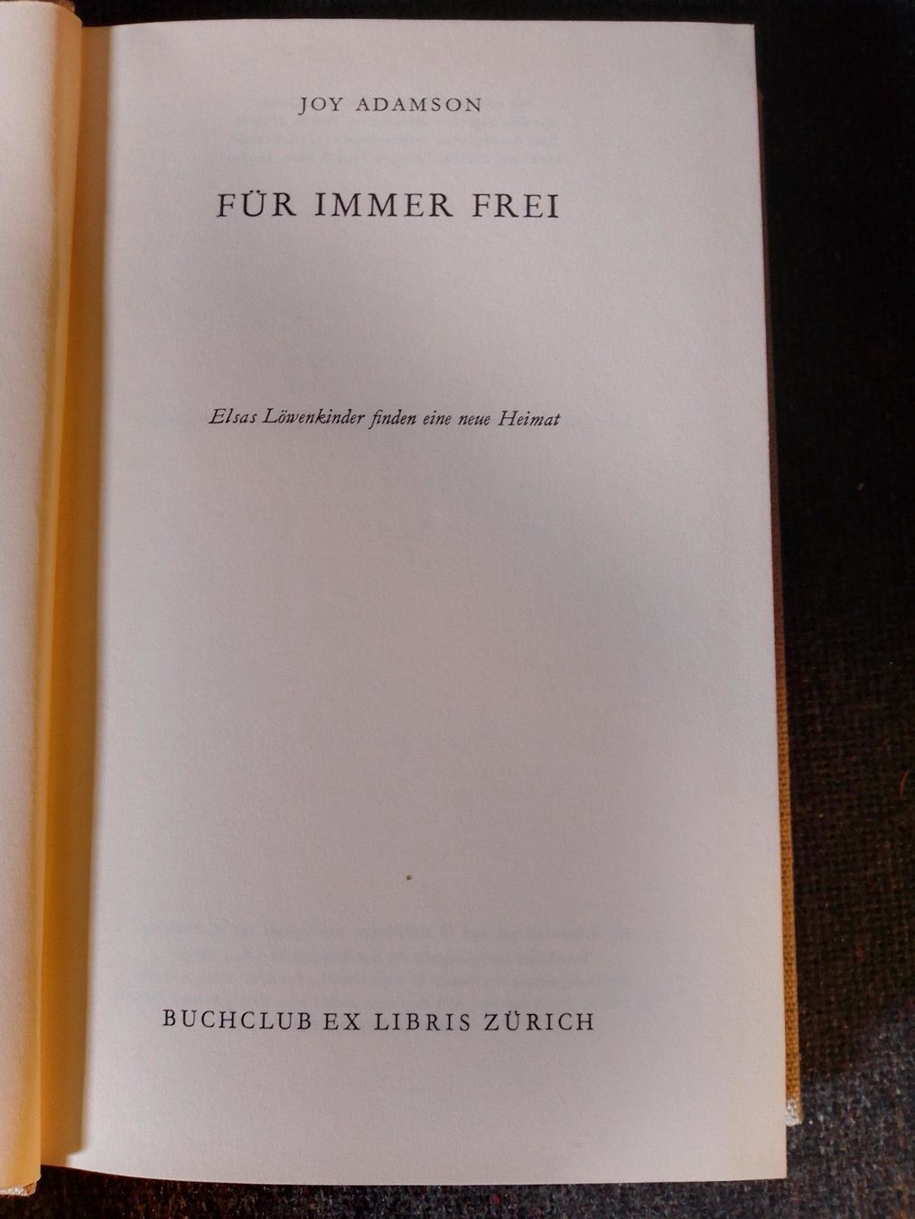 Libri: Für immer frei – Usato da Bassersdorf venduto da kal_99sw 1