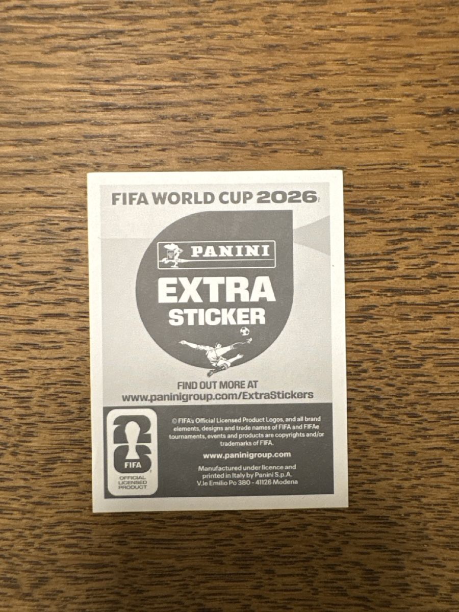 Panini Cartes à collectionner: Extra Sticker Vinicius Junior Panini WM 2026 – Neuf (Voir description) à Basel par luc_fg5y 1
