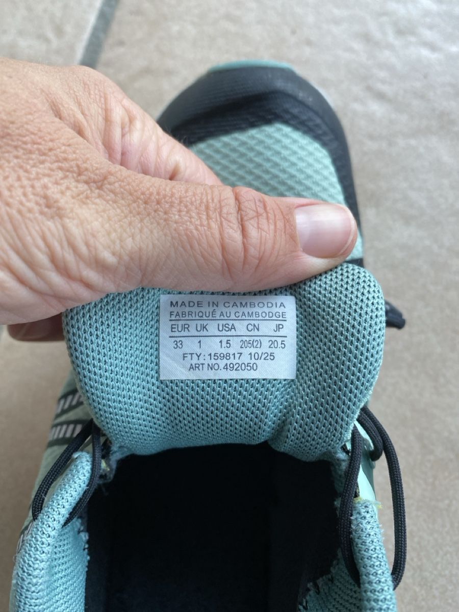 Salomon Scarpe per ragazzi: Salomon Trekkingschuh waterproof 33 – Usato da Killwangen venduto da Sommer15 4