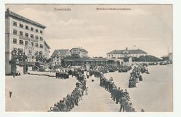 AK Einsiedeln Fronleichnamsprozession, Klosterplatz, H. Paon