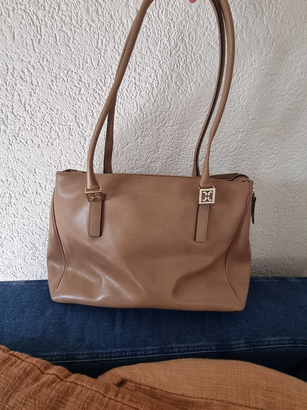 Coccinelle Borse da donna: Elegante Coccinelle Handtasche, beige – Usato da Interlaken venduto da NataliiaS 3