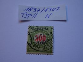 Porto 1897/1907 Rahmen (N)Typ ll Vollstempel