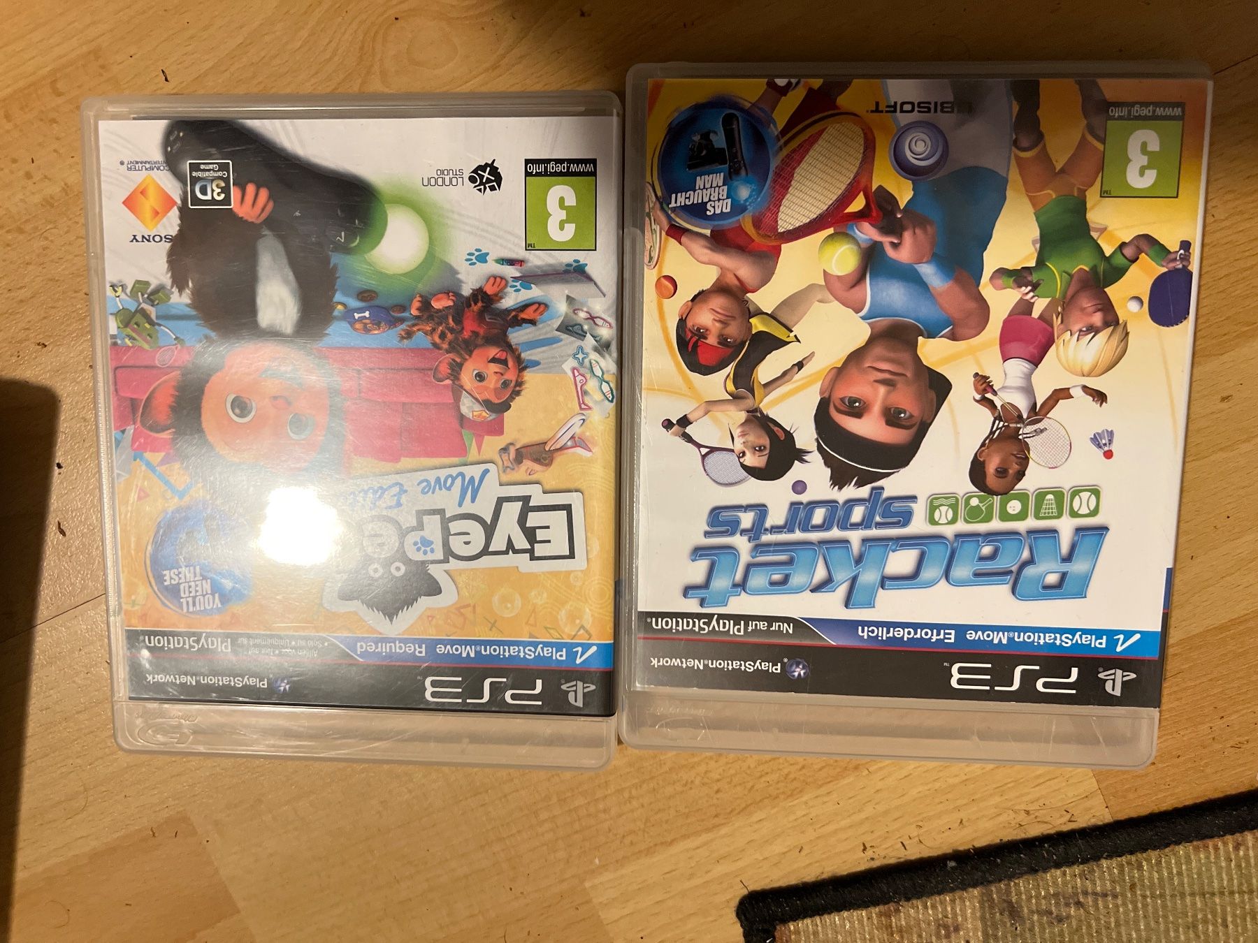 Sony Spiele: Sony PS3 Racket Sport + eyepet – Gebraucht aus Luzern von ema_5dkl