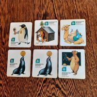 6 Aufkleber Bankverein Vintage