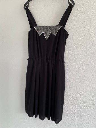 Trägerkleid Divina mit Pailetten