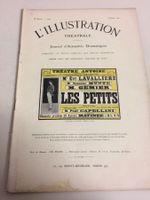 ILLUSTRATION THEATRALE # 209 6 Apr 1912 Michelin commercial