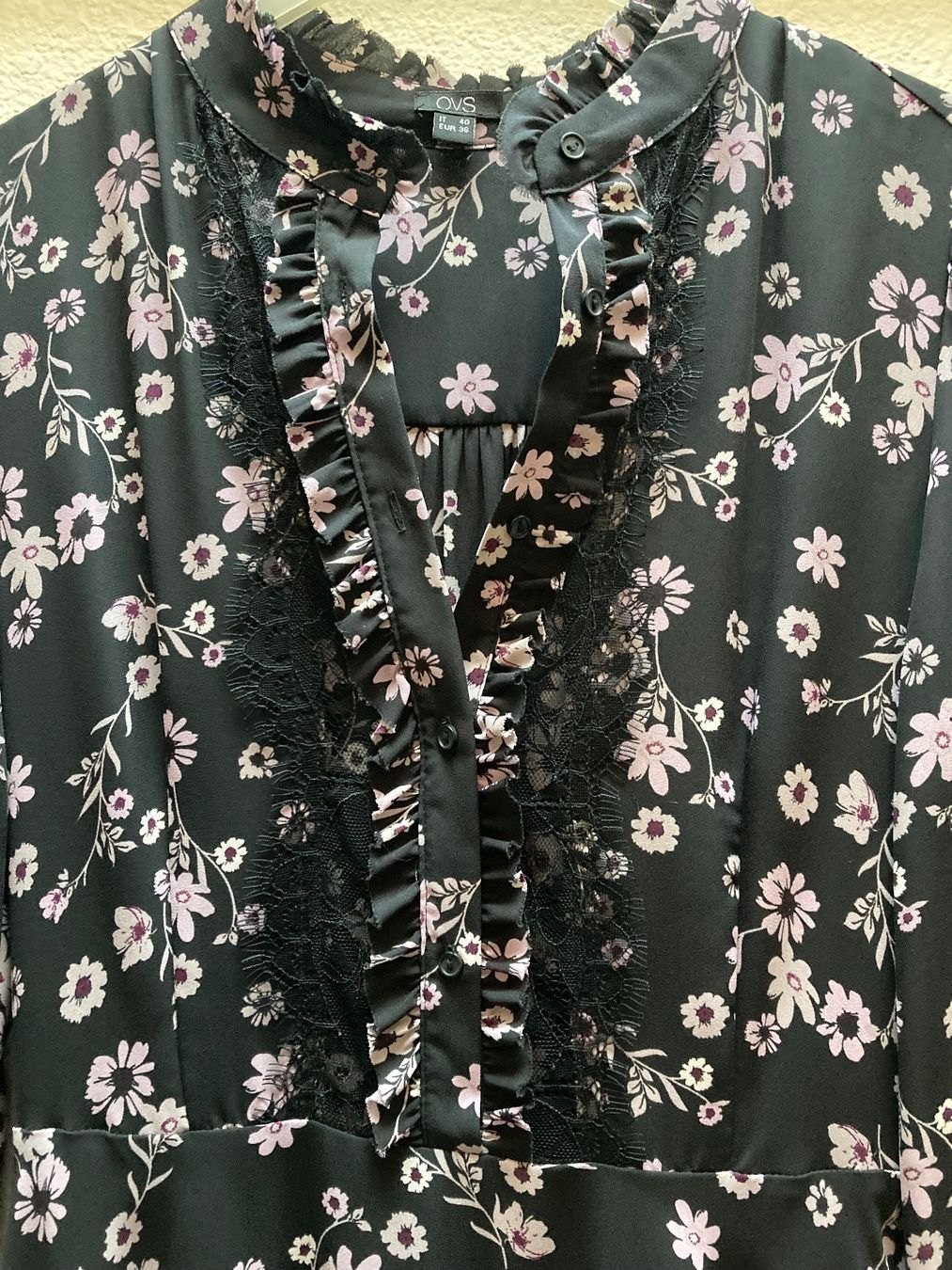 Kleider: Kleid OVS Gr. 36 schwarz mit Blumen – Neu (gemäss Beschreibung) aus Dulliken von gab_jdr2 1