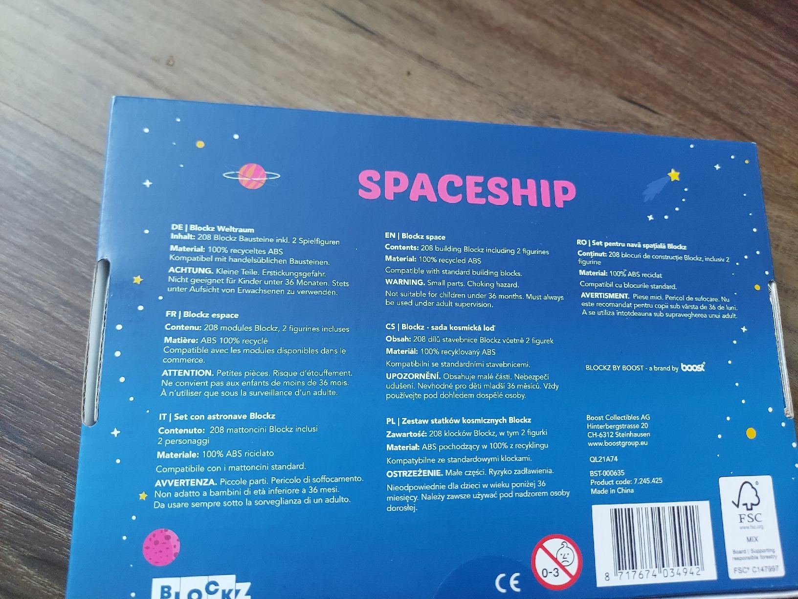 Kit di costruzioni: Blockz Spaceship, 208 Teile, ab 6+ NEU – Nuovo e nell'imballaggio originale da Altishofen venduto da tammy05 2