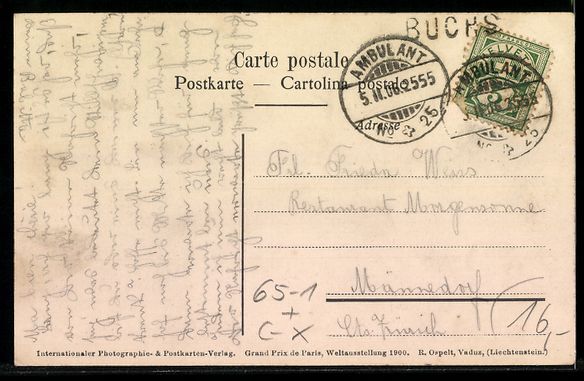 Cartes postales: AK Buchs /St. Gallen, Partie am Bahnhof – D'occasion à Berlin par bartko-reher 1