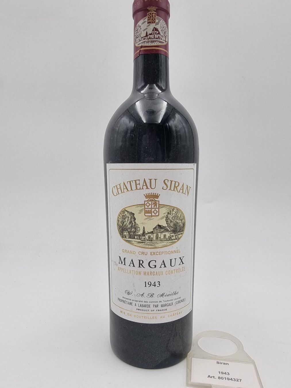 Vino: 1943 Château Siran MC – Nuovo (secondo la descrizione) da Dübendorf venduto da Gastrovin