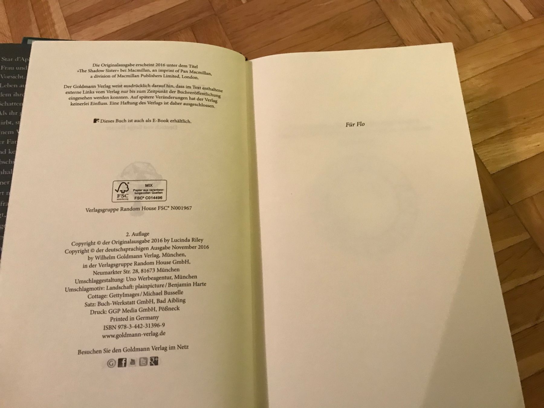Libri: Lucinda Riley - Die Schatten Schwester – Usato da Emmenbrücke venduto da Hathor123 3