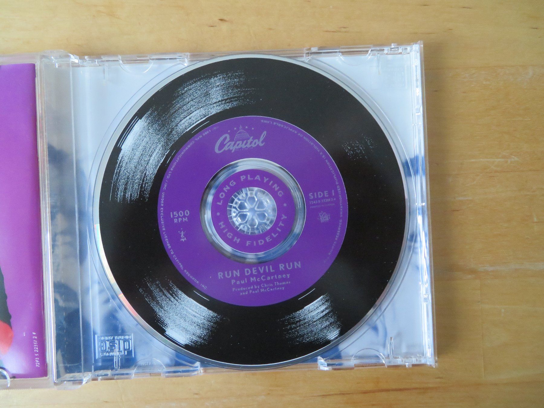CDs: PAUL McCARTNEY "Run Devil Run" – Gebraucht aus zürich von Goldimmund 2