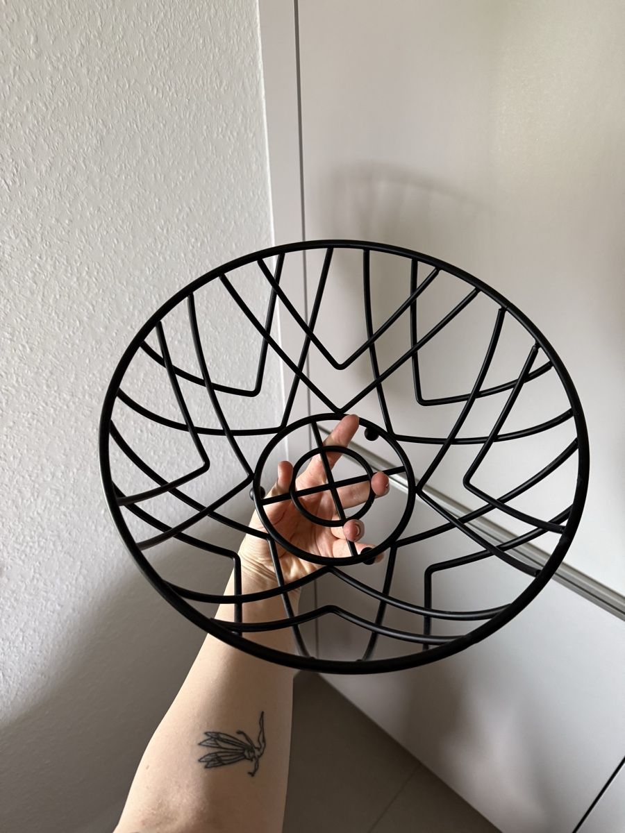 Altro per la casa: Schwarzer Drahtkorb für Früchte oder Brot, 25cm Durchmesser – Nuovo (secondo la descrizione) da Basel venduto da Fee_roesler