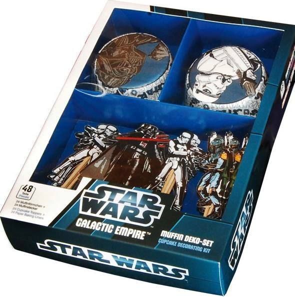 Teglie da forno: Star Wars Muffin Deko-Set GalacticEmpire – Nuovo e nell'imballaggio originale da Ennetbürgen venduto da open24shop