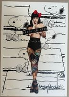 Death: Snoopy & Sexy Kate Perry, POP Art, signiert