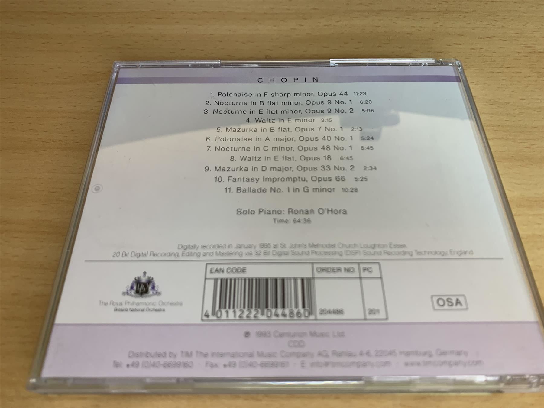 CDs: Chopin - Works Solo For Piano – Gebraucht aus Rikon im Tösstal von Alpenmutz 1