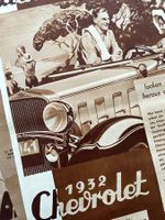 Chevrolet - 2 Alte Werbungen / Anciennes publicités 1932