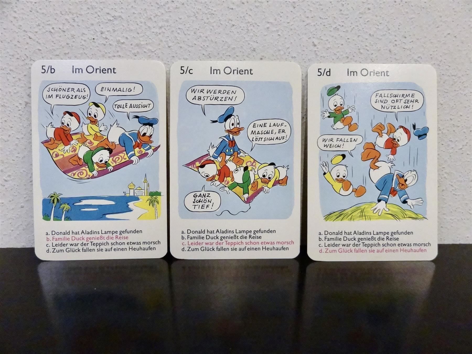 Giochi: schönes altes Quartett DONALD DUCK – Usato da Kerzers venduto da wisaundso 6