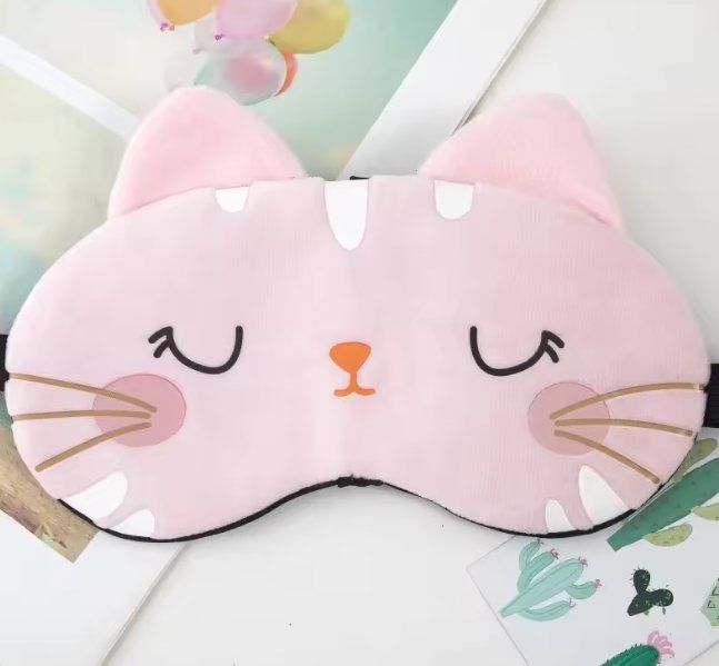 Sonstige Kosmetik & Pflege: Cartoon Schlafmaske pink Kitty NEU – Neu und originalverpackt aus Illnau von diy-shop