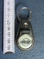 NISSAN AUTO LOGO SCHLÜSSELANHÄNGER LEDRIG KLEIN-FEIN