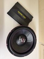Ground Zero Subwoover 1000w + Verstärker kombi Neuwertig