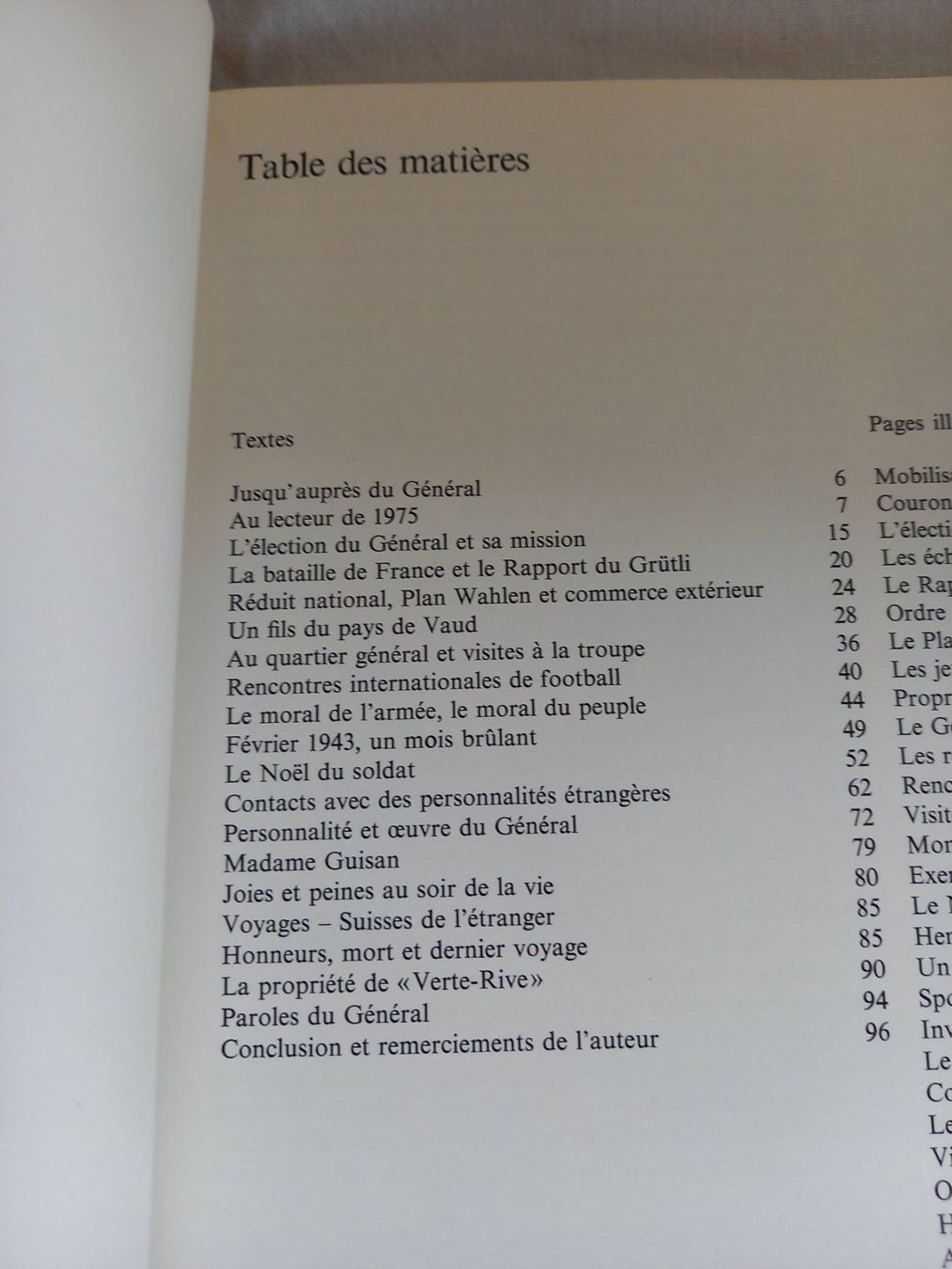 Libri: Le Général par Hans Rudolf Schmid, 1975 – Usato da Rossens FR venduto da Souris1 2