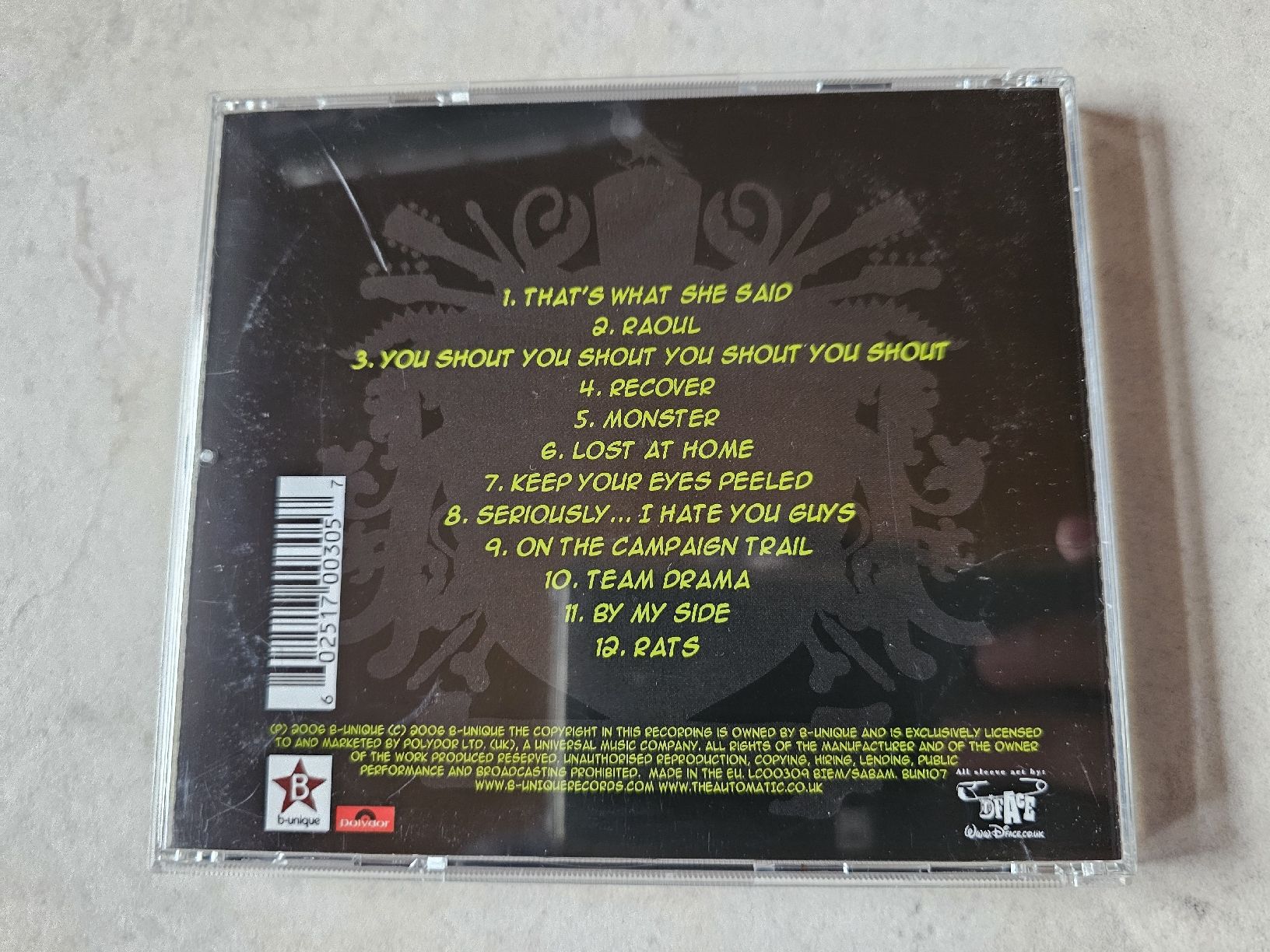 CDs: The Automatic  -  Not Accepted Anywhere – D'occasion à Schneisingen par backstore24 1