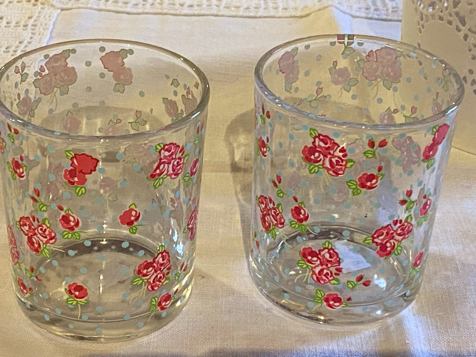 Kerzenständer: WINDLICHTER ROSEN,2ER-SET – Neu (gemäss Beschreibung) aus Meienried von ManuelaBoutique 3