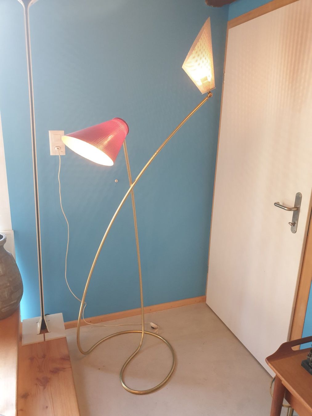 Lampade: 50's Floorlamp vom feinsten Design – Usato da rebstein venduto da spacy73 3