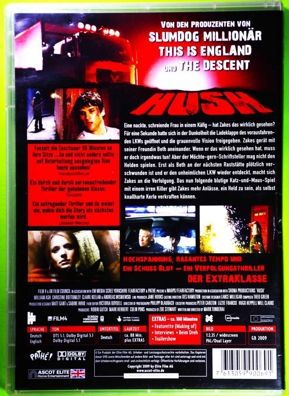Tutti i DVDs: HUSH - NERVENZERFETZENDES ACTIONKINO ! – Nuovo (secondo la descrizione) da Luzern venduto da piro12 1