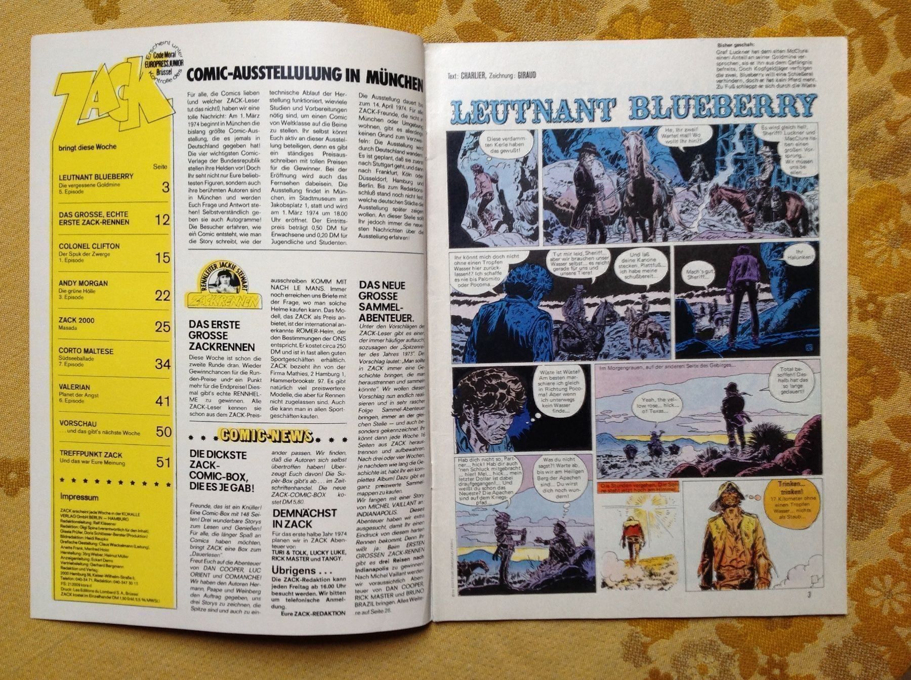 Fumetti: Zack Heft Nr 10 von 1974 – Usato da Endingen venduto da nathan05 1