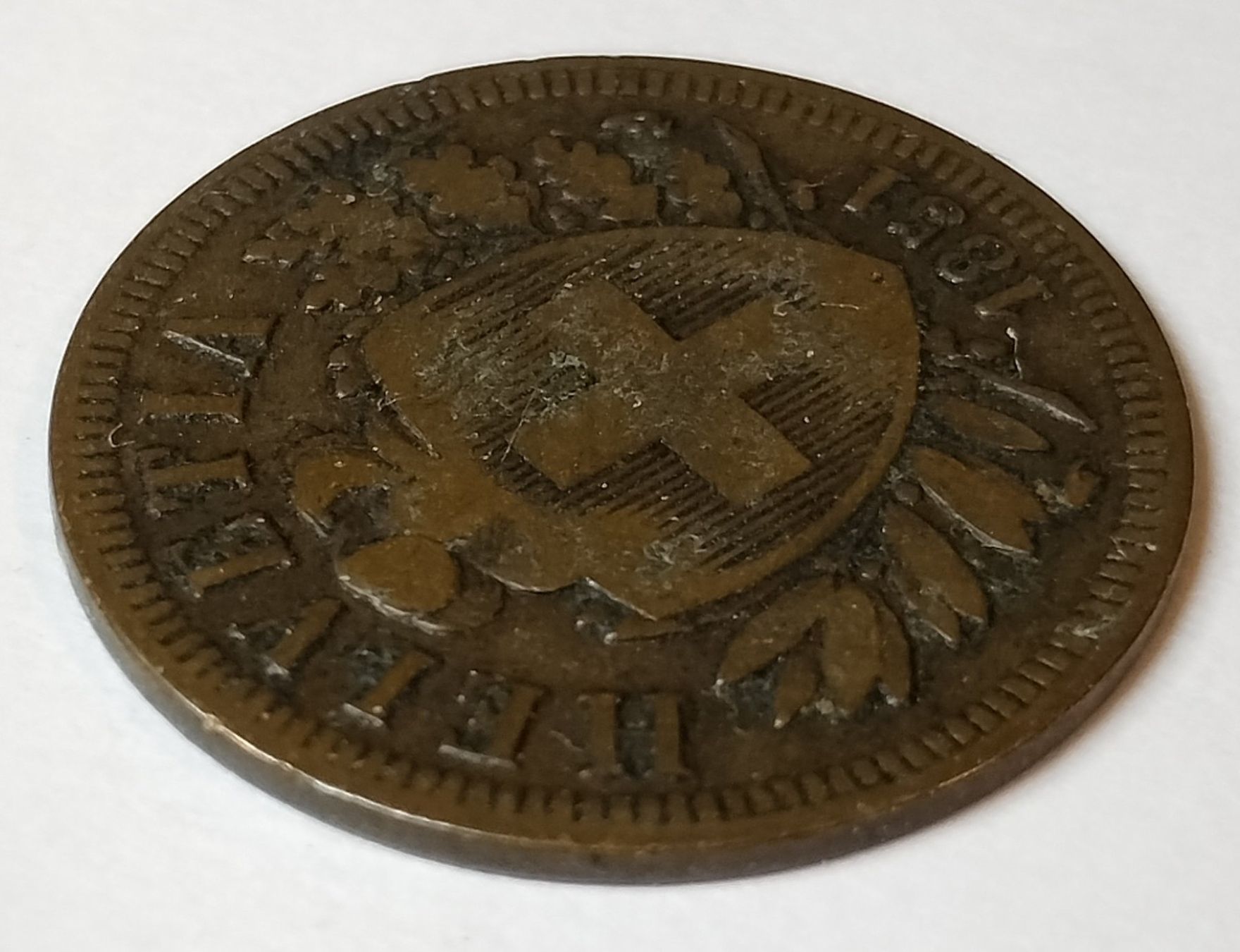 Tutti le monete: 2 Rappen Münze von 1851 – Usato da Zofingen venduto da sterazo 4