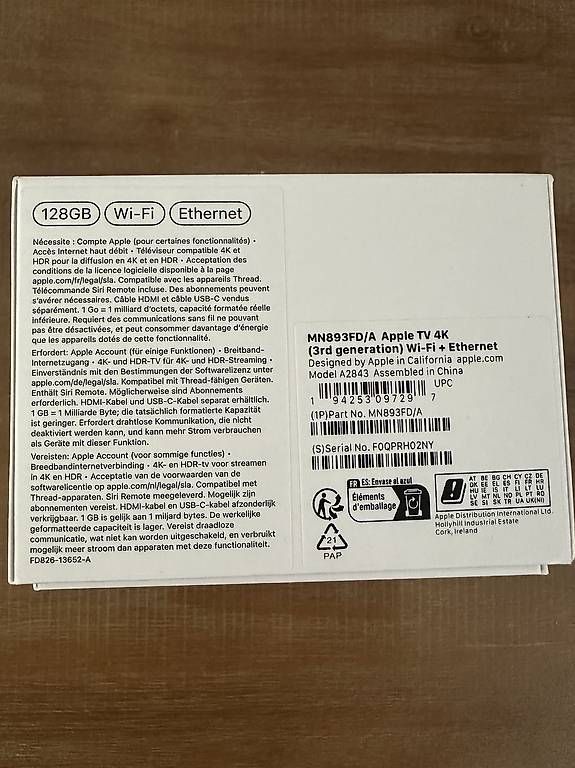 Apple Lettore multimediale & Streamer: Neues Apple TV 4K 128 GB – Usato da Goldach venduto da Fox_Man 1