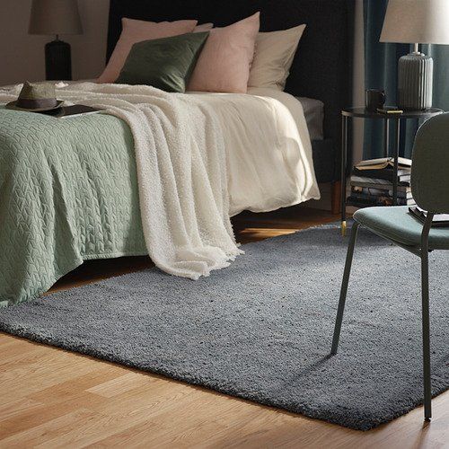 Ikea Tappeti: IKEA SPENTRUP Tepp lfl 160x230 hell grautürkis/Punkte – Nuovo e nell'imballaggio originale da Rothenburg venduto da IKEA_Rothenburg 1